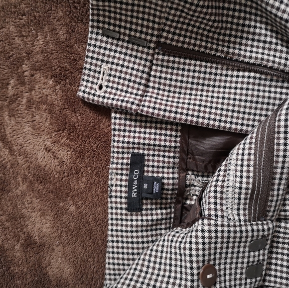 Checkered cropped pant - Picture 4 of 7